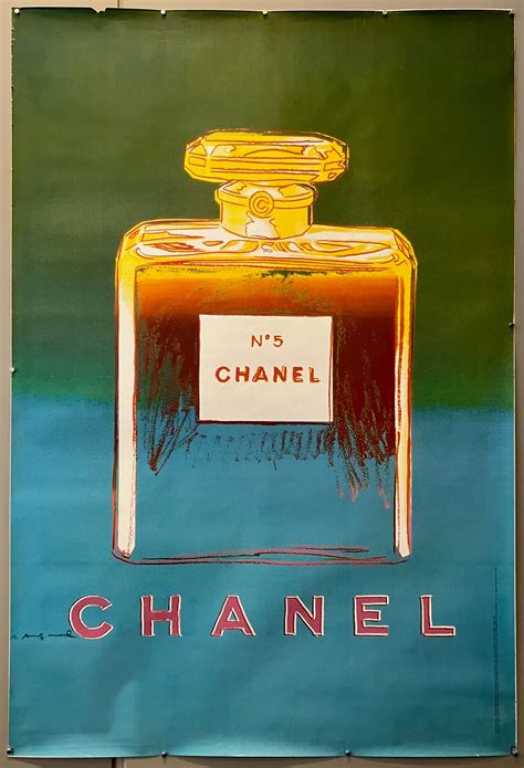 andy warhol chanel no 5 poster uk